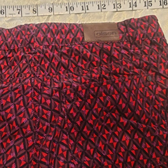 Olsen Corduroy Pants- Size 6. 28Leg - Picture 3 of 5